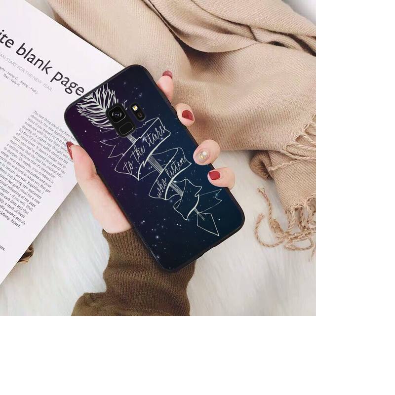 Pouzdro na telefon A Court of Mist and Fury Sarah J Maas pro Samsung Galaxy S20 S10 Plus S10E S5 S6 S7edge S8 S9 S9Plus S10lite 2020