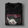 Men Anime Demon Slayer Nezuko T Shirt  100% Cotton Clothes Crazy Short Sleeve Round Collar Tees Big Size T-Shirt