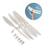 HOMSFOU 5 Pieces Aircraft Model Accessories, Scale Model Propellers, Propeller Blades, Airplane Propellers, Airplane Model Propellers, RC Airplane