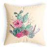 Flamingo Cactus Pillow Velvet Light Luxury Plush Cushion Office Home Simple Fashion Cushion