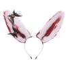 Plush Rabbit Ears Headband For Kids Soft Comfortable Hair Accessory For Party Costume Photography Color Available