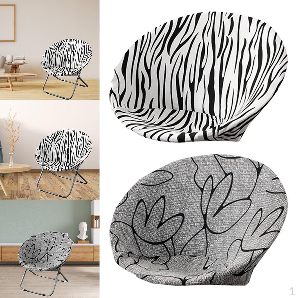 

2× Чехлы на кресло-тарелку Moon Эластичный полиэстер для защиты гостиничной мебели Ресторан ,