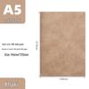 A5 Sheepskin Leather Notebook - Retro Soft Business Diary Planner with Custom Logo