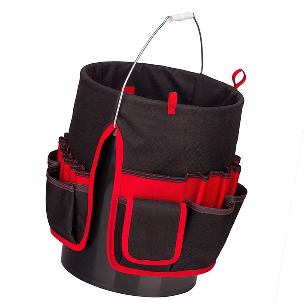 Heavy Duty Oxford Fabric Tool Storage Organizer With Multiple Pockets For Gardening Outdoor Equipment And Accessories