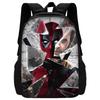 Deadpool Movie Child School Backpack With Shoulder Bag Pencil Bags School Bags for Boys Girls Best Gift
