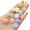 20Pcs Acrylic Transparent Colorful Roses Beads Candy Color Rose Flower Beads For Jewelry Making DIY Necklaces Earrings Crafts Accessories