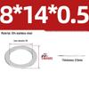 304 Stainless Steel Ultra-Thin Flat Washers - Available in Thickness: 0.1mm, 0.2mm, 0.3mm, 0.5mm