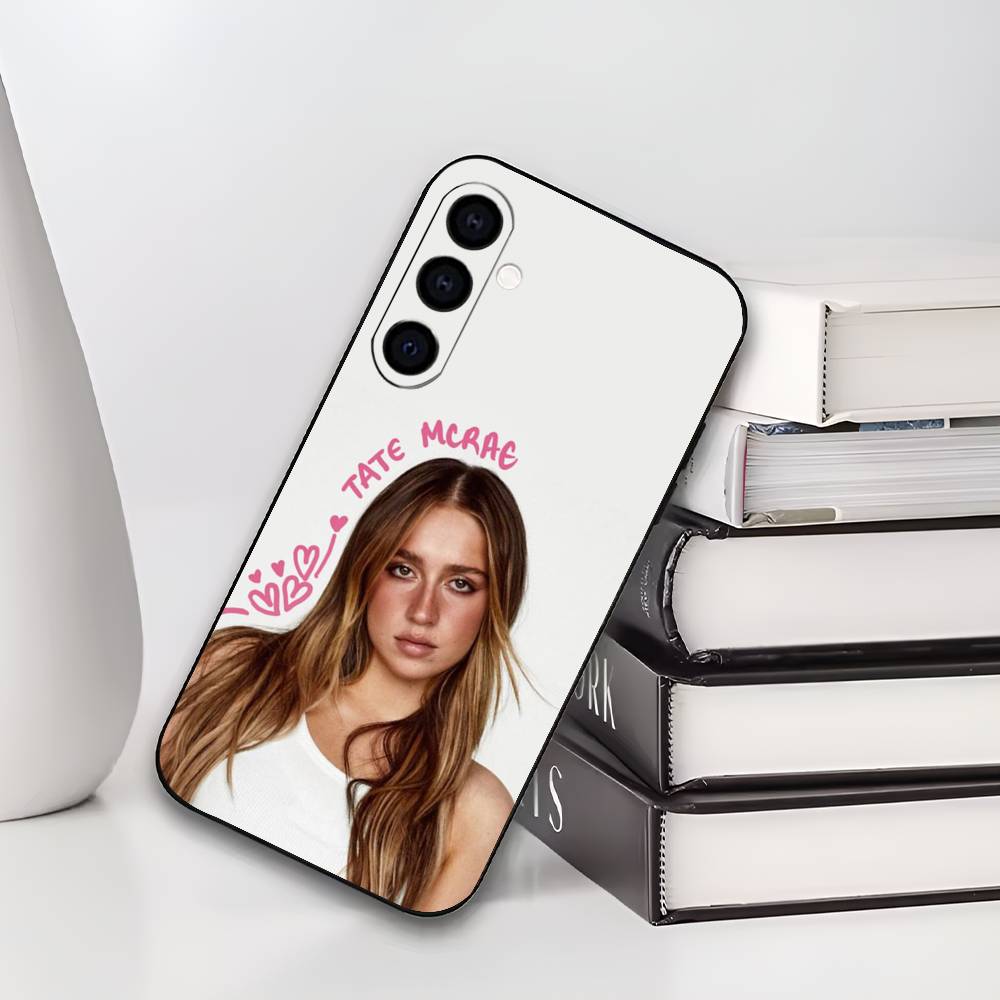 T-Tate McRae Phone Case For Samsung Galaxy A73,A72,A71,A70,A53,A52,A51,Soft Silicone Black Cover