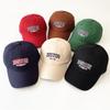 American Embroidered Baseball Cap for Women Retro Casual Face Showing Small Soft Top Couple Baseball Cap Men Versatile Sun Protection Cap