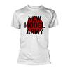 Offiziell lizenziertes Neues Modell Armee Logo Unisex Weißes T-Shirt Neues Modell Armee Tee