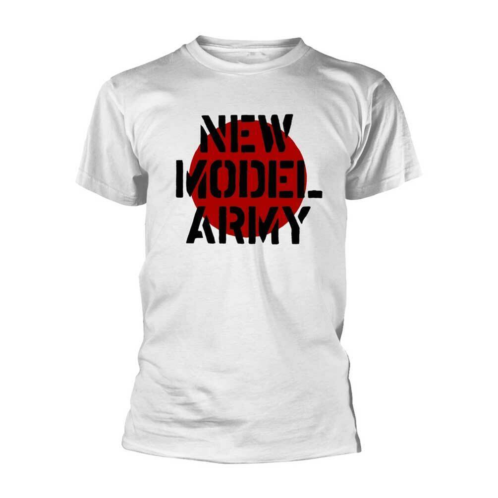 Officially licensed New Model Army Logo Mens White T Shirt New Model Army Tee M