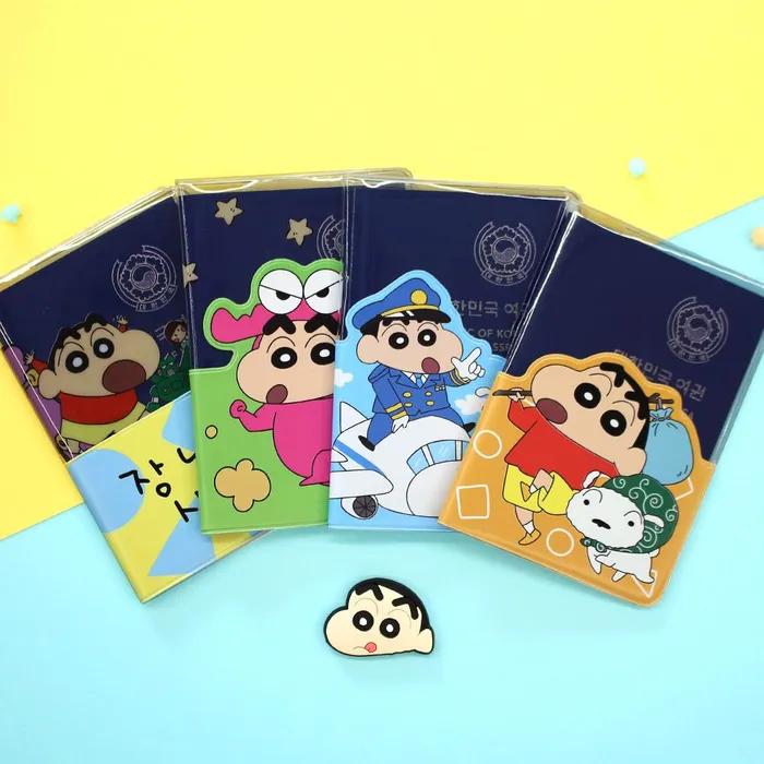 Crayon Shin-chan Passport Case Transparent (Select 1 of 4) Honeymoon & Housewarming Gift Bag