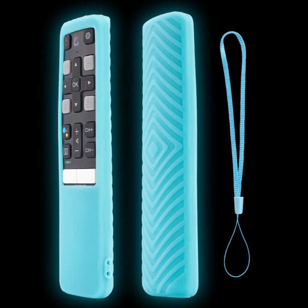 Silicone Remote Control Sleeve Anti-fall Waterproof Case Full Protective Cover for TCL RC802V