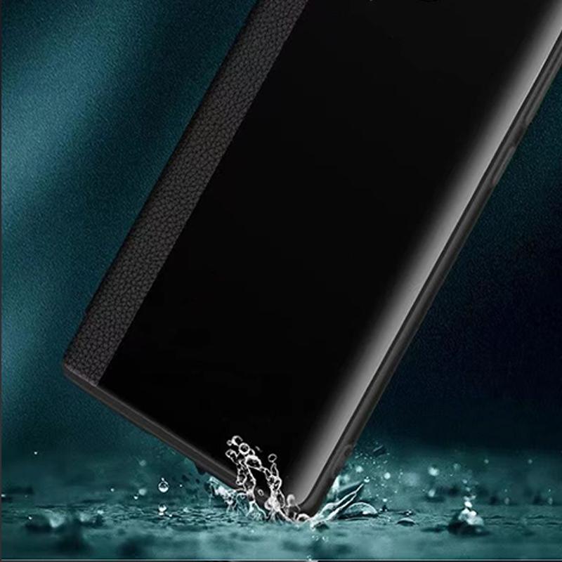 For Realme GT5 Flip Case Realme GT5 Pro Case Luxury Clear Window View PU Leather Cover for Realme GT 5 GT5Pro Phone Case