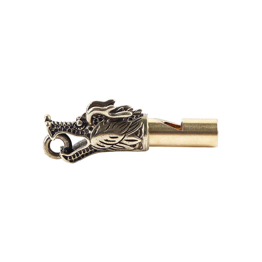 Charm Brass Keychain Survival Outdoor Whistle Outdoor Survival Tools Keys Chain Car Pendants