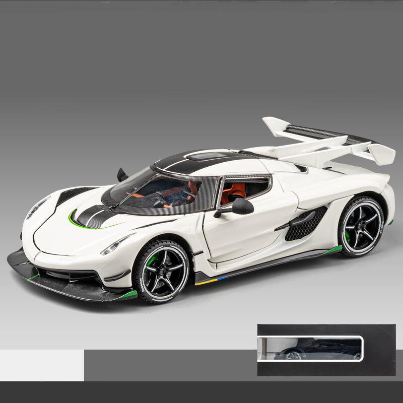 1/24 Koenigsegg Jesko Supercar Diecast Model Alloy Metal Car Classic Collections Hobbies Sentiments High Simulation Decorations Gift Friend