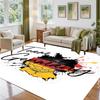 Germany national football team Design Crystal Velvet Rug Soft Decorative Mat for Bedroom Entrance