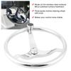 13‑1 2in 25 Degree Steering Wheel 3 Spoke with 5 8in Nut Knob Marine Boat Accessories