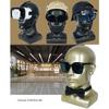 Multifunctional Display Mannequin Head for Spray Paint Hat, Bow Tie, Glasses, and Mask Props
