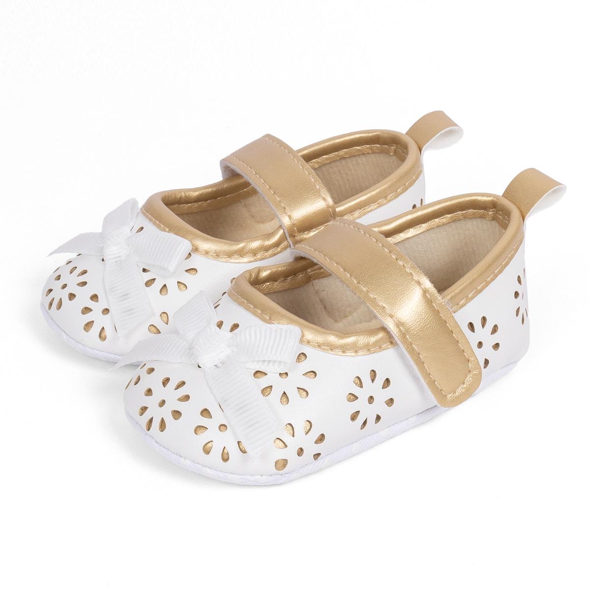 Colorful Princess Baby Girl Shoes - Soft PU Sole Walker Shoes
