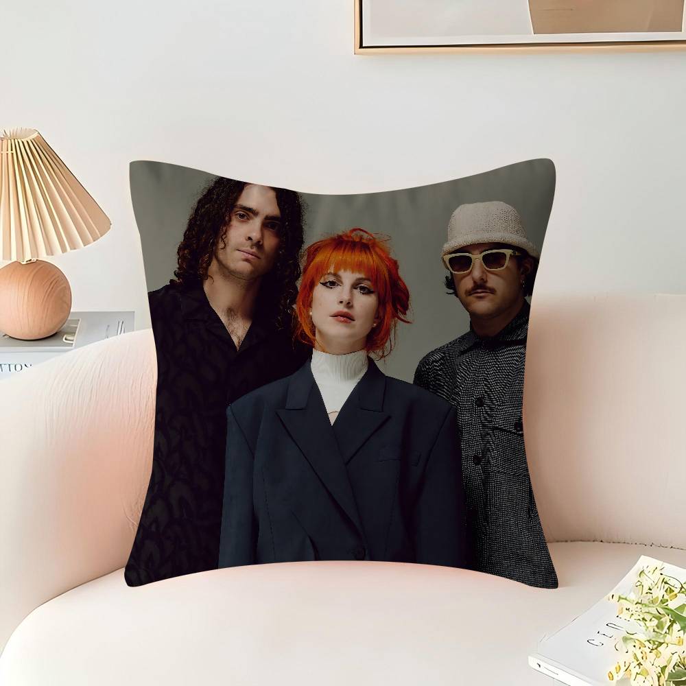 Rock Band P-Paramore Personalized Pillow Dust Cover Bedroom Kids Party Decoration Pillowcase Birthday Children Gift