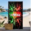 Asciugamano da Spiaggia Stampa Calcio Portogallo Asciugatura Rapida Super Assorbente Morbido Asciugamano da Bagno per Nuoto Spiaggia Viaggio Souvenir Regalo