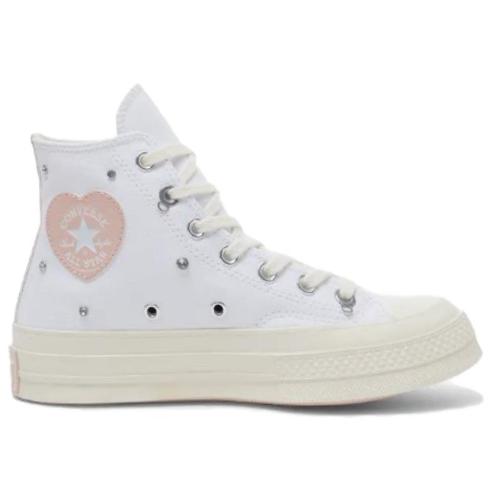 Converse 1970s Comfortable and Minimalist High-top Canvas Shoes Unisex White