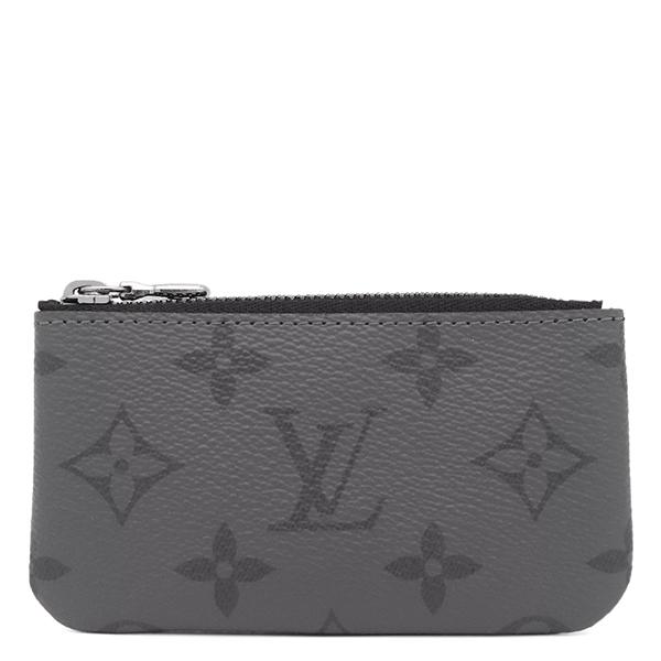 Louis Vuitton M80905 Monogram Eclipse Card & Key Holder Pouch CleCoin Case Monogram Eclipse Array