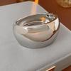 European & American Pleated Metal Bangle: Elegant Cold-Style Bracelet with High-End Luxury Design