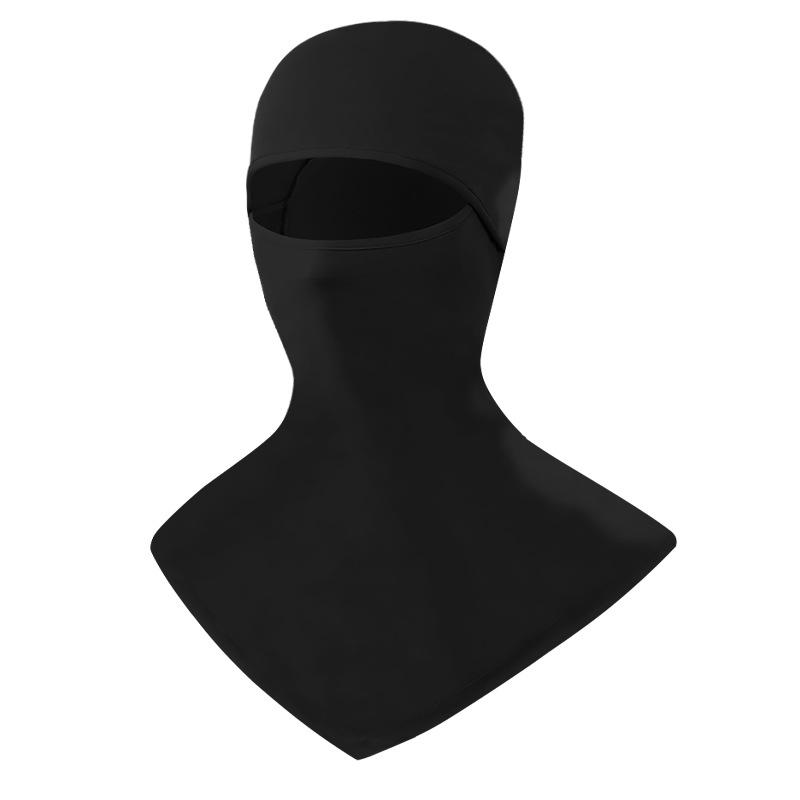 Hochwertige einfarbige Sturmhaube & Schal mit gebürsteter Innenseite für Winterwärme