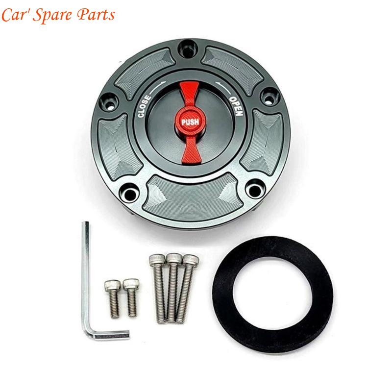 Y4UA Industrial Grade Aluminum Motorcycles Tanks Gas Cap Cover Keyless for 450SR