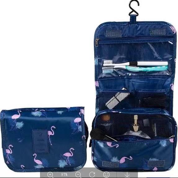 Korean Style Waterproof Hanging Toiletry Bag for Men and Women