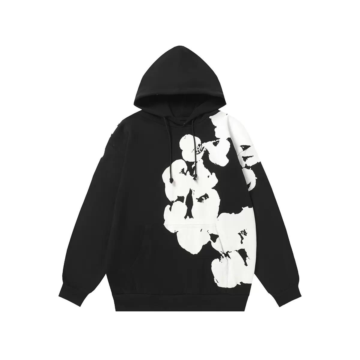 FlowStreet New Fashionable Foam Cotton Printed Hoodie, European and American Fashionable Men s Sports Hoodie S
