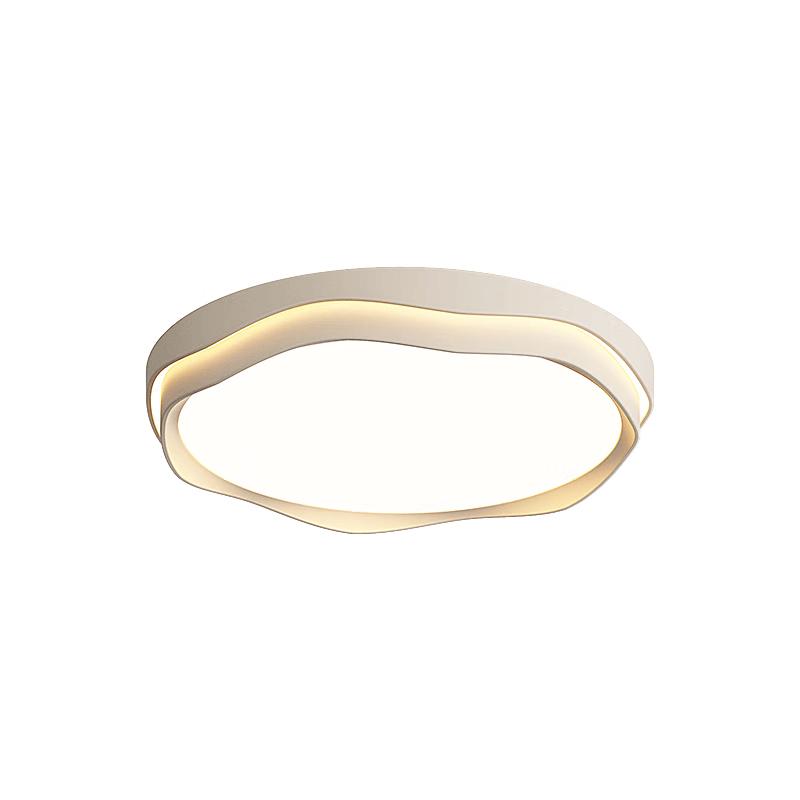 Gujiia Minimalist Cream Eye-Protection LED Ceiling Light