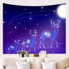 Magical Starry Sky Background Tapestry Mysterious Painting Wall Decoration Blanket Hanging Cloth Picnic Blankets Beach Towels