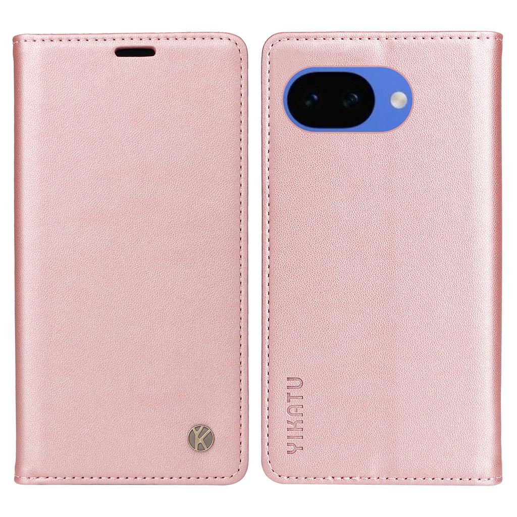 For Google Pixel 10a Phone Cases YIKATU Magnetic Closure PU Leather Mobile Cover