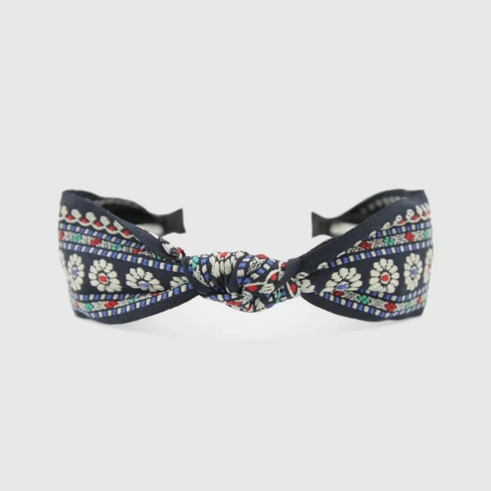 Lara Bohemian Lace Hairband Dark Blue LALAH012 3306119