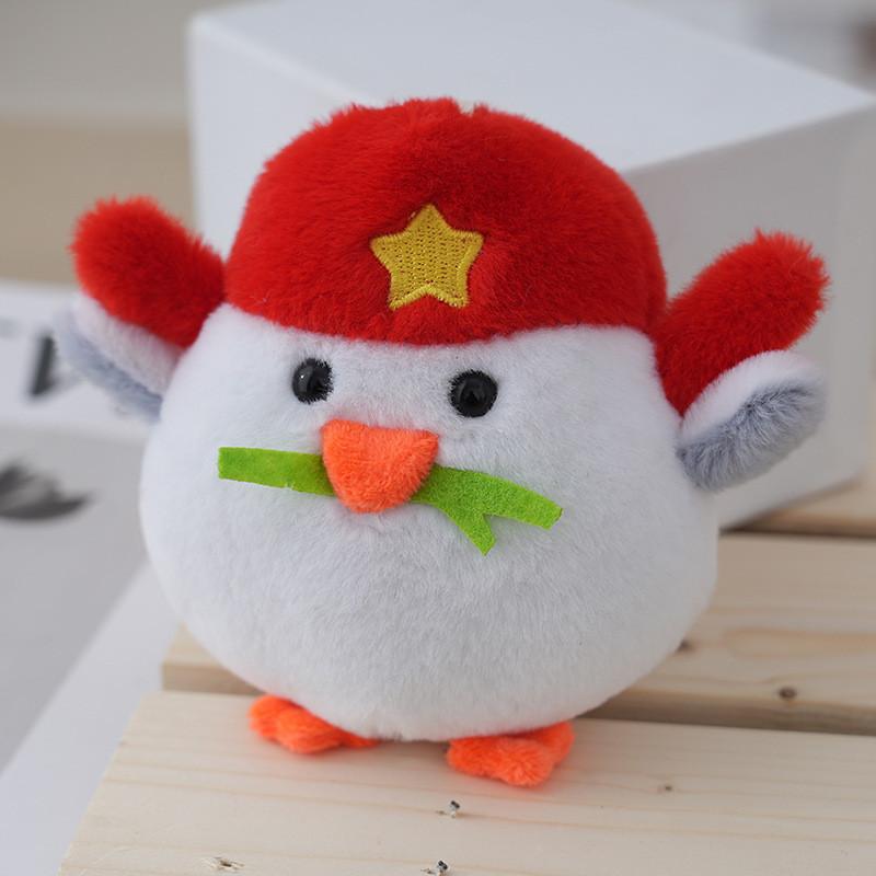 Cute Little Chicken Plush Keychain Fluffy Stuffed Animal Adorable Bag Accessory