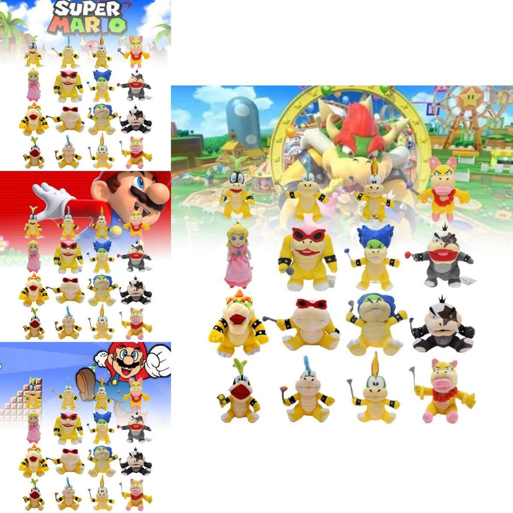 Cute Mario Character Plush Dolls With Premium Short Plush Ideal For Collectors And Kids