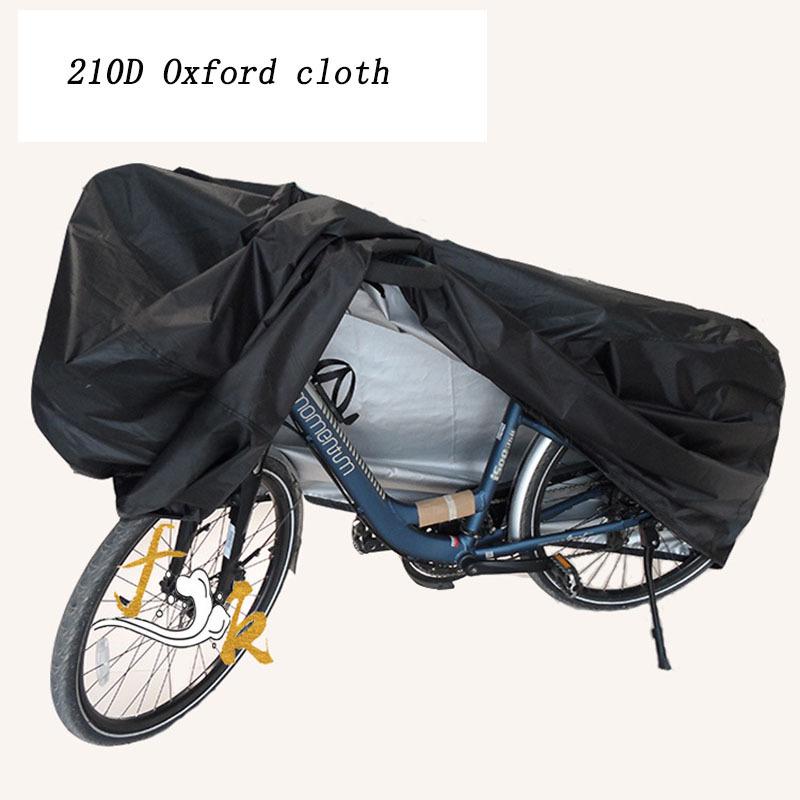 Waterproof 210D Oxford Outdoor Bicycle Cover, Sunscreen & Dustproof Protection