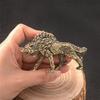 Table Ornament Brass Animal Statues Wolf Figurines Sculptures Tabletop Centerpieces for Living Room Bedroom Decors