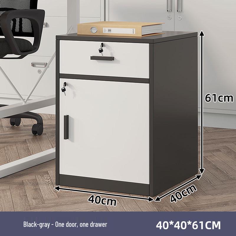 Modern Minimalist Filing & Archive Cabinet with Lock for Home & Office Storage
