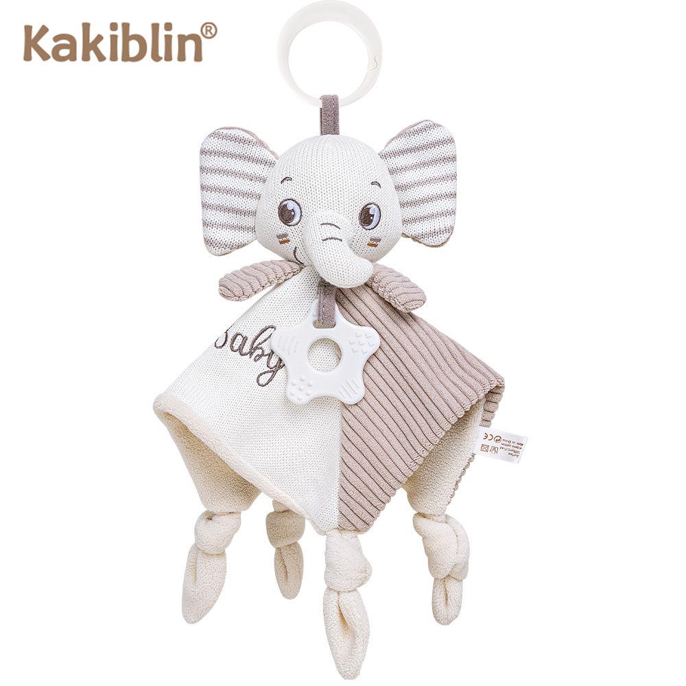 Chewable Cotton Baby Soothing Doll & Bib: Infant Sleep Companion