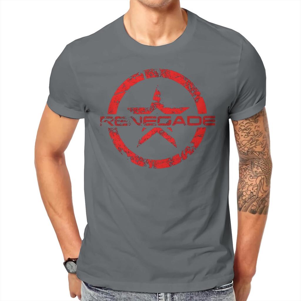 Mass Effect ME Renegade T Shirt Unisex Tees Summer Clothing Cotton Crewneck TShirt