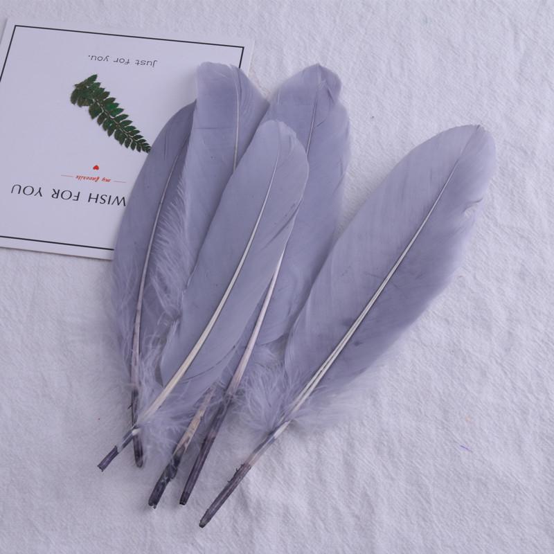 50Pcs28 Color Diy Feather Hard Big Floating Feather Wedding Dress Children Handmade Decoration Materials