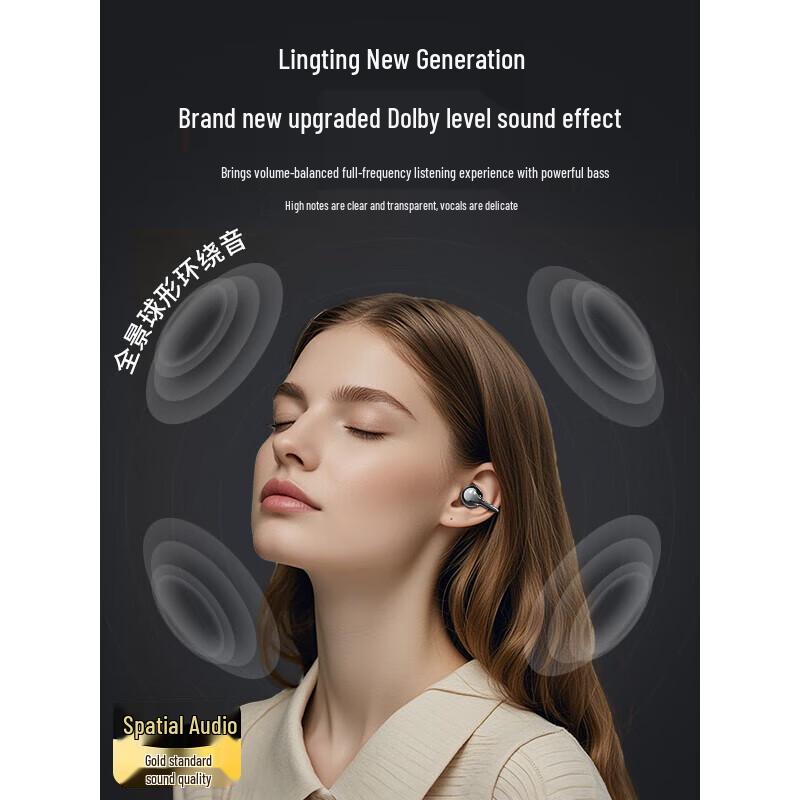 NEWMINE LY31 Bluetooth Ear Clip Bone Conduction Headset
