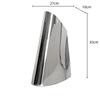 Silver Metal Vase Beveled Trapezoidal Metal Handicrafts Flower Arrangement Accessories Flower Pot Home Decoration Accessories