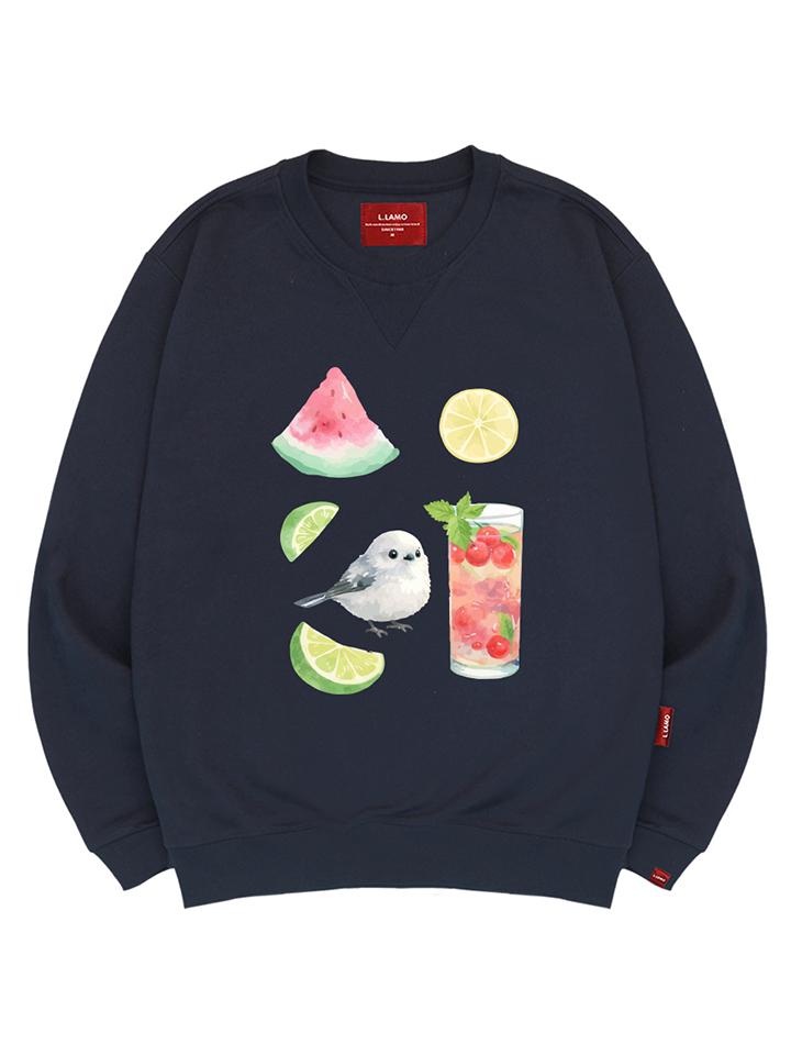 Ellamo Fruit-Tit Sweatshirt Unisex Big Size S~4Xl (B Type)