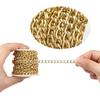 1 Roll 5m Aluminum Twisted Curb Chains for DIY Necklaces Bracelets Materials Jewelry Making Findings