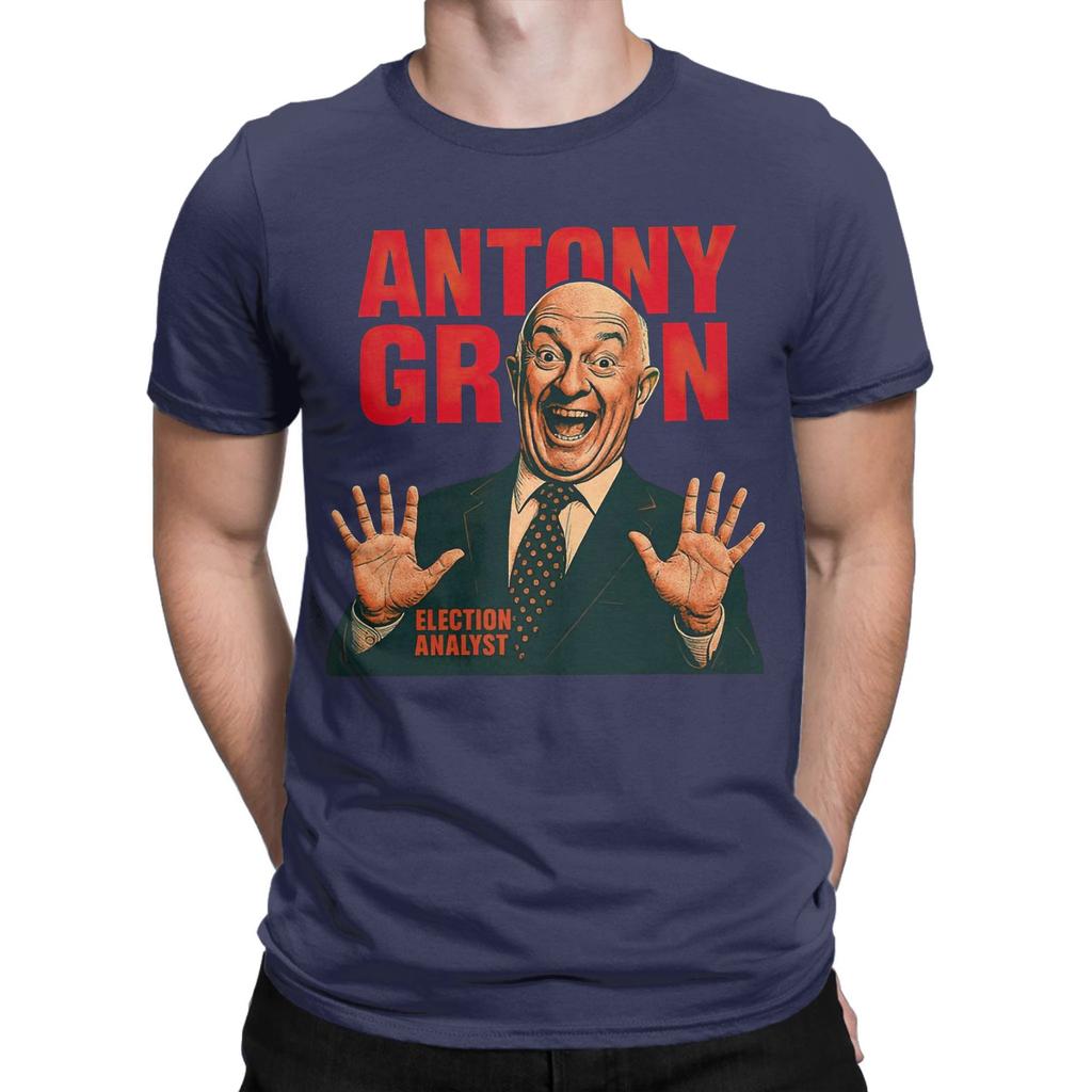 Men's Antony Green Vintage T Shirt  Pure Cotton Clothing Vintage Short Sleeve Crewneck Tee Shirt Unique T-Shirt